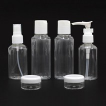 6종 리필용기 바캉스 여행사 인쇄판촉물 화장품공병화장품용기 화장품공병 리필용기 에센스용기 이미용거울물티슈l, 본상품