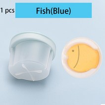 계란 Poacher 귀여운 보일러 홀더 플라스틱 세트 주방 밥솥 도구 튀김 가제 베이킹 액세서리 금형 팬케이크, 03 1피스 Fish