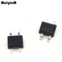 SMD 정류기 다이오드 브리지 600V 0.5A SOP-4 mb6s 50 개, 한개옵션0