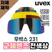 자체제작 우벡스 231 고글 교체 교환 렌즈 전색상 블루 레드 미러 변색 야간용 스포츠, 렌즈만 발송됩니다. (테는 미포함), 미러+변색렌즈(투명→블랙), 주문 후 교환 환/불 취소가 불가능합니다.