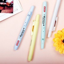 MORRIS 모리스 노크식 형광펜S (마일드), 옐로우, 옵션선택