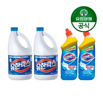 [유한양행]유한락스 레귤러 4L 2개 + 플러스세제 785g 2개