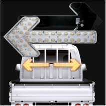 12V-24V 자동차량용 화살표 LED싸인보드 고급형.도로공사차량