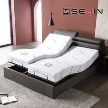 세진침대 마루 리클라이너 모션베드 전동침대+코지블루 천연라텍스 230T 매트리스, 마루 모션베드+천연라텍스230T(모카그레이)