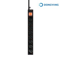 동양 멀티탭 메인스위치 8구 2.5m 블랙 DYM-G8C(SC)