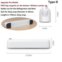 가전부품 샤오미 벽 마운트 흡입 컵 조절 플라스틱 랩 커터 홈 주방 식품 저장 상자, [03] Upgrade Pro Magnetic