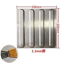 스테인리스 점자 보도 블럭 시각 장애인 안전 유도, A형- 1.2x250mm
