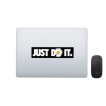 노트북스티커 캐리어스티커 대형 리무버블스티커, JUST DO IT.