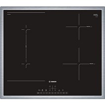 독일 수입 인덕션 Bosch PVS645FB5E 시리즈 6 4구 인덕션 반프리존 호브 급식 60cm 검정색 주변 프레임 DirectSelect 17 가지 전력 레벨 Po, 유도