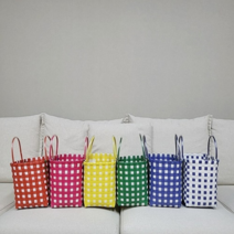 아림마케트 라탄 피크닉바구니 빨대가방 비치백