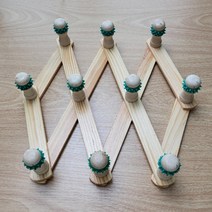 우드 자바라 벽옷걸이 10구 행거 사무실 원룸 자취방