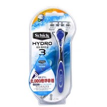 하이드로3 면도기 아빠선물 간편한사용 남자면도기 부드러운면도기/남친선물/수입면도기/휴대하기좋은크기/수염면도기/면도용품/면도기/면도기선물/제모/선물용면도기, 단일 수량