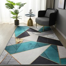 캠핑 사이잘록 놀이방 라탄 먼지없는 이케아 러그 카페트 기하학 인쇄 카펫 거실 넓은 홈