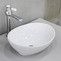 YJ-9020 도기볼세면기 탑볼세면기세면볼 세면대 세면기 탑볼세면, CH 청동(멍)자동폽업, I트랩(바닥배수)