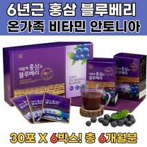 홍삼엑기스 블루베리엑기스 명절선물 아내선물 6박스 예비시댁선물 예비시어머니선물 직장인영양제 잠을자도피곤 남자친구어머니선물 남자친구어머니생신선물 남자친구집안인사선물 시댁인사선물