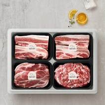 한돈 선물세트 4호 1.6kg(삼겹살400gx2팩+목살400g+앞다리400g), 단품