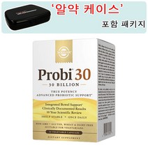 솔가 [알약 케이스 포함] 프로비 300억 유산균 30정 (캡슐) Solgar PROBI 30 BILLION (30VAGETABLE CAP), 1개