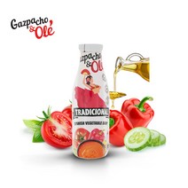 가즈파초 앤올레 (차가운 토마토야채스프) 750ml (스페인직수입) 식사대용 1인분 권장량 : 앤올레 130ml + 토핑(채썬사과 + 잘게 썬 삶은달걀 등 취향따라..)