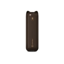 USB 미니 포켓 핸드 팬 고양이 야외 데스크탑 사무실 음소거 충전 접이식 휴대용 환풍기, 02 brown