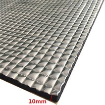 방음재 자동차 1x 단열면 10mm 자동차 후드 방음 패드 열 차폐 매트 알루미늄 0.5*1m, 한개옵션0