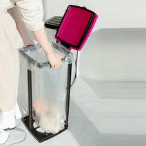 원룸 사무실 가정 종량제 쓰레기 봉투 거치대 비닐 걸이