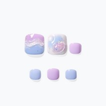 데싱디바 매직프레스 페디큐어 퍼플 판타지