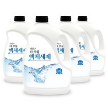 더푸룸 액체세제 베이킹소다함유 세탁세제, 3.1L, 4개
