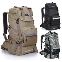 60L 대형 등산배낭 백패킹 여행 낚시 캠핑 트레킹 하이킹 가방, WMP-360 ACU