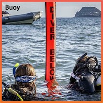 스쿠버 다이빙 SMB 안전 소시지 표면 부이 소형 휴대용 내구성 표면 마커 부표 다채로운 가시성 안전 풍선 스쿠버 smb 잠수 경보 잠수부 dsmb 다이빙 안전 장비 장비 아래, 1.8m 핑크