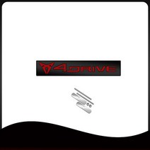 자동차엠블럼 이니셜 자동차 스타일링용 4 드라이브 메탈 그릴 엠블럼 트렁크 배지 데칼 바디 스티커 Leon, 04 4 Drive Grille