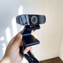 AIX 웹캠 1080P 풀 HD IP 카메라 자동 컬러 보정 듀얼 스테레오 pc웹캠, 검은색
