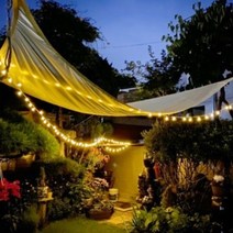 야외 테라스 차광막 농막천막 가게 썬쉐이드 삼각 5M, 러브아인 삼각 밀크라떼