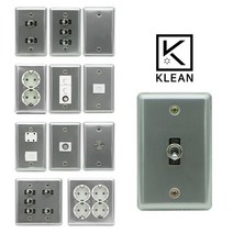 스텐 토글 스위치 레트로 빈티지 모던 콘센트 커버 교체 USB 전화 인터넷 맹커버, 19.스텐_4P