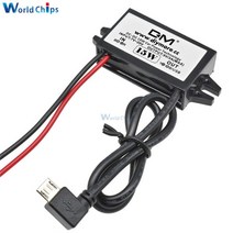 DC컨버터 12v 5v 3a 15w dc-dc 스텝 다운 벅 전원 공급 장치 모듈 자동차 남성 여성 usb 어댑터 미니 usb 마이크로 usb 어댑터
