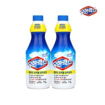 1+1 황변현상 방지효과 유한락스 흰옷 표백용 1L, 1세트