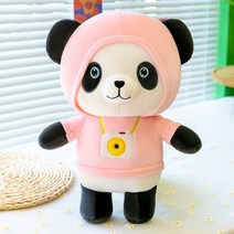 팬더인형 팬더쿠션 인형쿠션, 핑크