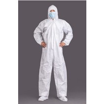 일화요 방진복 산업용일회용 점프 슈트 Hazmat Sui 내유성 작업 안전 의류 스프레이 페인팅 커버 모든 보, 03 SF- cover feet_02 XL
