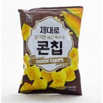 올가 사무실간식 탕비실 어린이집 영양간식 주전부리 군것질 제대로 잘익은 국산 옥수수콘칩 60g, 3개