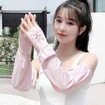 파미바미 PMJ0017 자외선차단 여름 골프팔토시 등산 여성 쿨토시 자전거 냉감 테니스 암슬리브, 11번.설아+핑크, 11번.설아+핑크