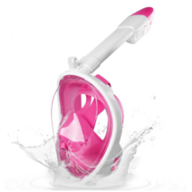 마자 스노쿨링 풀페이스 마스크, 핑크