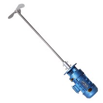 하수 액체 산업용 화학물 도징 수직 감속기 믹서 모터, (220V-0.37KW) +샤프트 블레이드