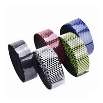 CH1408806 자전거 고급 실리콘 핸들바 테이프 그립 바테이프 손목 충격 흡수 방지, 벌집바테임(빨강), 1개