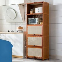 빈티지 엔틱 그릇장 그릇 장식장 수납장 서랍장 주방, 60x172x33(메쉬도어)