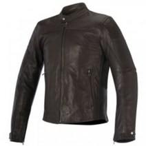 알파인스타 BRERA AIRFLOW 레더 자켓, 48, BLACK