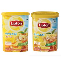 립톤 아이스티 907g 레몬맛 복숭아맛 2종, 단품