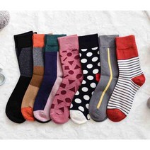 [용평샵] 화려한 디자인 편안한 착용감 남여공용 패션양말