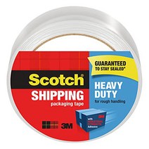 Scotch Heavy Duty Packaging Tape 1.88” x 65.6 yd Designed for Packing Shipping and Mailing Stron, 1
