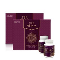백수오 등 복합추출물 정 100% 국산 백수오 열수추출 백하수오 알약 캡슐 식약처 haccp 인증 40대 50대 60대 중년 여성 효능 선물 추천, 2세트, 90정x2병
