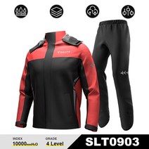 바이크부츠오토바이 비옷 방수 바이커 레인 커버 여성 남성 자켓 바지 캠핑 하이킹 낚시 의류, 10 SLT0903-Red