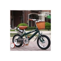 빠른 해외직구 OUTUP 어린이 자전거 영국 레트로 3 ~ 8 세 남아 및 여아 유모차 12 인치 14 18 인치, green kettle_16 inch